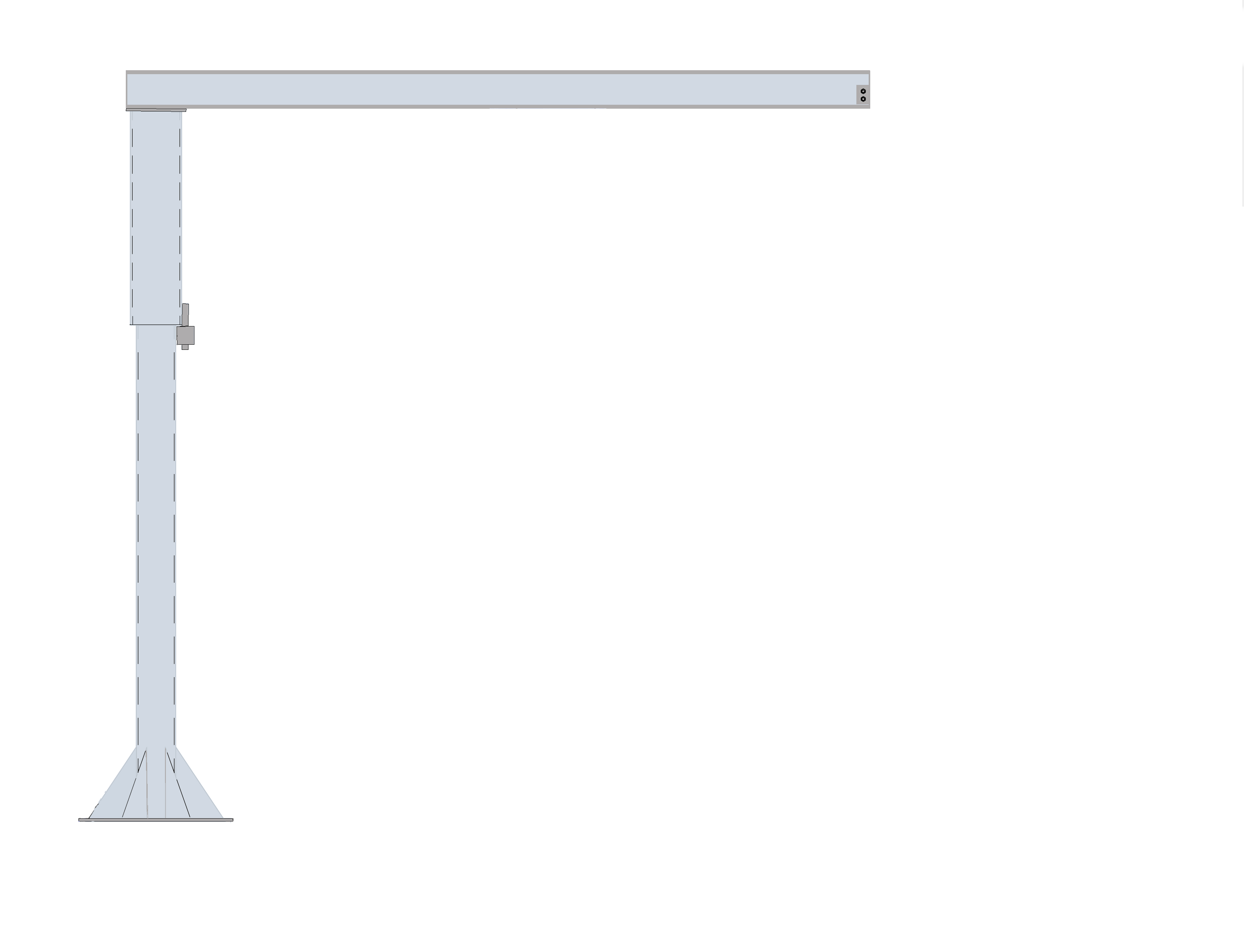 FL1000-SS Series Jib Cranes